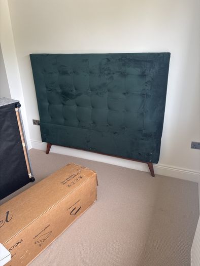 king velvet headboard