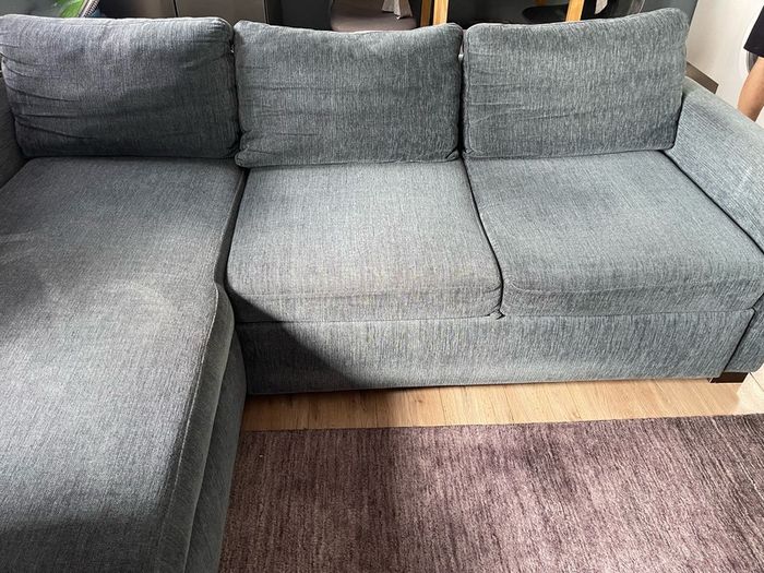 Left hand faced sofa bed with storage
