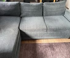 Left hand faced sofa bed with storage
