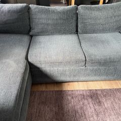 Left hand faced sofa bed with storage