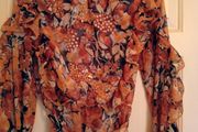 Romantic floral blouse