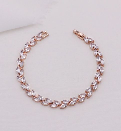 Crystal Rose Gold Bracelet
