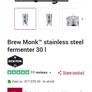 Stainless steel fermenter 30l plus drying rack Image 2