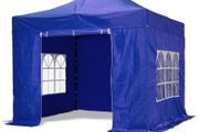Heavy Duty Pop Up Gazebo Steel 40mm Hex 3m x 3m