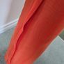 Orange yoga bolster Image 3