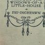Through The Window Of A Little House By Fay Inch Fawn. Hardback In Good Condition. Image 2