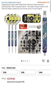 Luke Littler Edge 23G Darts