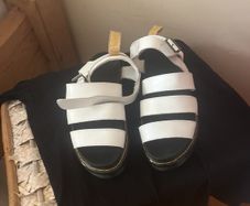 Doc Marten dupe white  sandals size 39