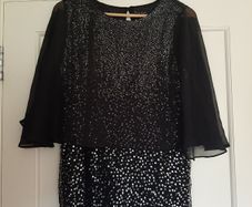 Phase 8 Sequin Black top - Size 14
