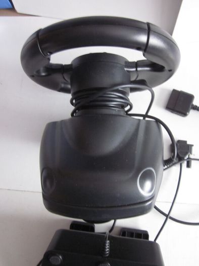 PS2 Sabre AG08230 Compact Steering Wheel & Pedals