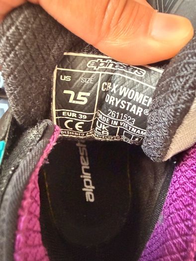alpinestar cr-x drystar women motorcycle shoes for sale
