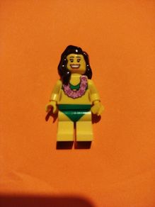 Lego Series 3 minifigure Hula Dancer col033