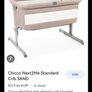 chicco bedside crib Image 2