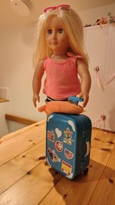 Our Generation Doll and travel case - all parts included & like new