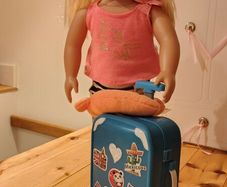Our Generation Doll and travel case - all parts included & like new
