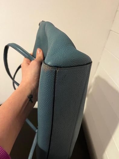 Coach Turqouise Leather Tote