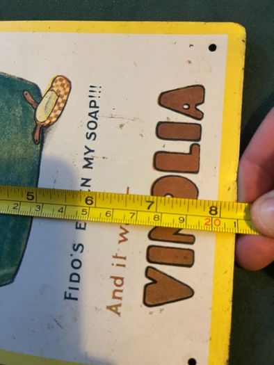 Vintage Vinolia Soap sign