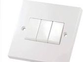 3 Gang Light Switch White
