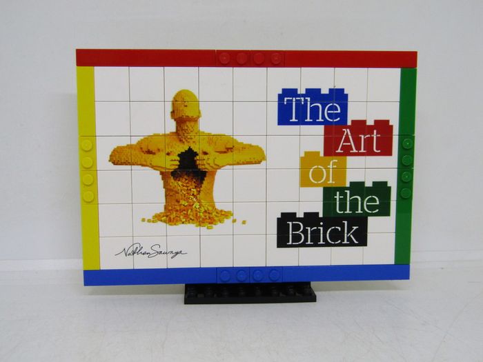 LEGO Rare The Art Of The Brick By Nathan Sawaya Lego Printed Museum Exhibit Limited Edition Promo Exclusive From The Art Of The Brick Expo