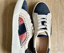 Bourbon leather sneakers, uk6/39