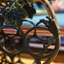 Beuatiful vintage cast iron wine rack Image 3