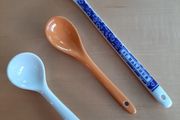Small ceramic spoons