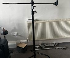 Camera holder tripod, overhead