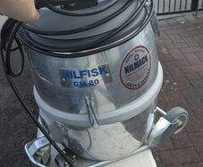 Nilfisk GM80 barley used original box and bags vacuum cleaner Hoover