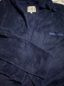 CERRUTI 1881 BathRobe Mens Size XL New Navy Blue