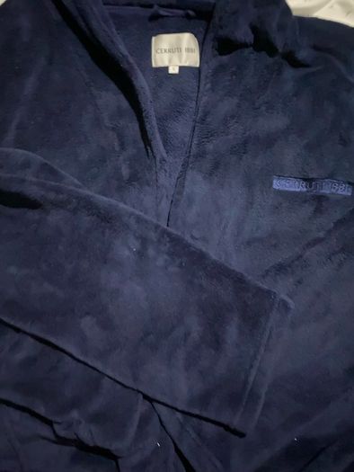 CERRUTI 1881 BathRobe Mens Size XL New Navy Blue