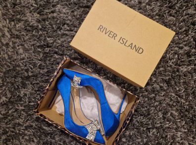 River Island Carrie Bradshaw dupe heels
