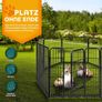 Puppy Enclosure Outdoor Run   Panel Puppy Play Pen/ Rabbit Enclosure, Large, metal Image 3