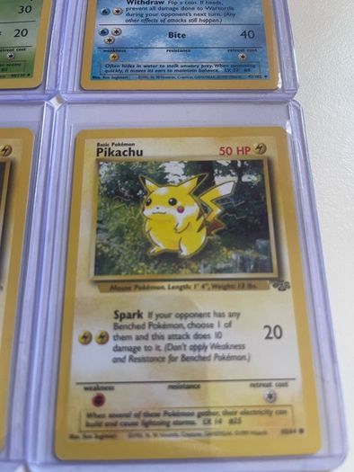 Lot of 9 Vintage Pokemon Cards - Great Condition