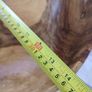 LARGE Unique handmade | turned wooden bow 36 X 14 CM. Image 2