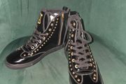 John Galliano high top trainer size uk 3.5