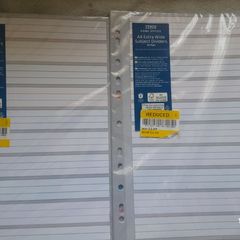 Tesco A4 Extra Wide Subject Dividers 10 part