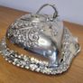 Vintage English silver plate butter dish Image 2