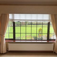 Floor Length Curtains and Pelmet