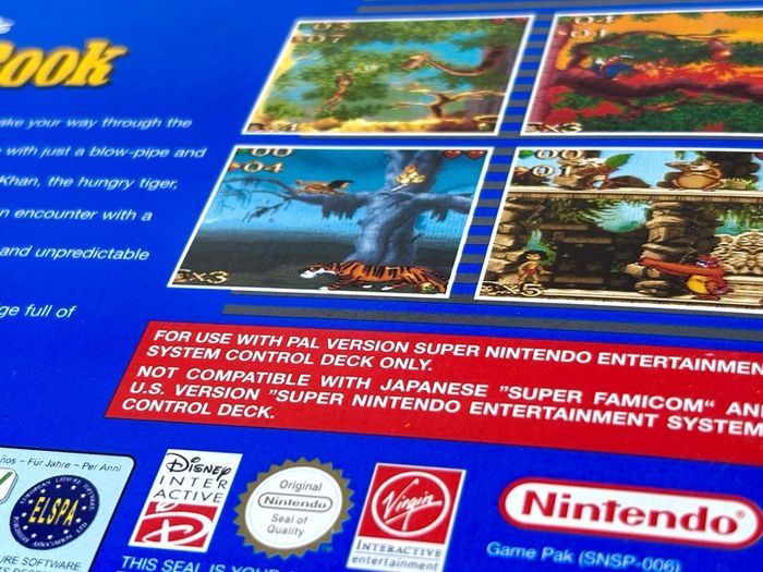 Disney's The Jungle Book for Nintendo SNES - Boxed and Brand New
