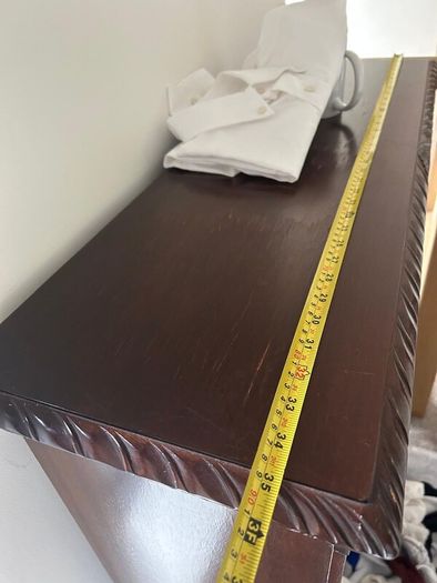 Mahogany bookshelf