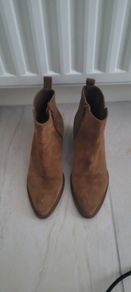 Suede ankle boots