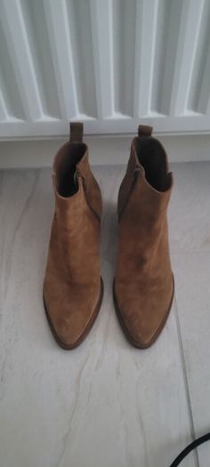 Suede ankle boots
