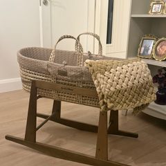 The Little Green Sheep Moses Basket