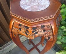 antique lamp table