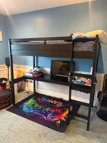 Two Kids Loft Beds with Desks 150 EACH