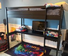 Two Kids Loft Beds with Desks 150 EACH