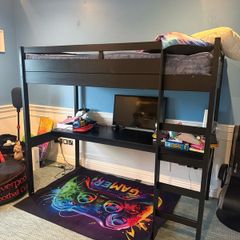 Two Kids Loft Beds with Desks 150 EACH
