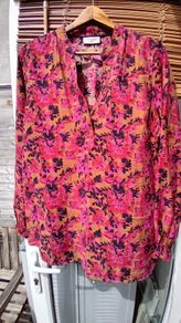 Retro Print Blouse