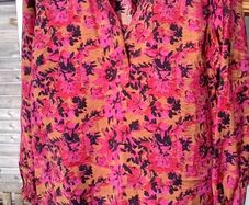 Retro Print Blouse