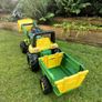 Rolly Junior John Deere with front loader and trailer Image 2
